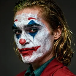 karlie kloss joker, detailed portrait by tim doyle