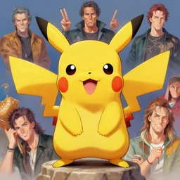 A digital painting of Pikachu , by Stanley Artgerm Lau, frank frazetta, Rossdraws, James Jean, gerald brom, Andrei Riabovitchev, Marc Simonetti, and Sakimichan, trending on artstation, SFW version