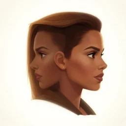 side profile centered painted portrait, Halle Berry as a wind sorcerer, D&D, cell-shaded, matte painting concept art, bright backlit, official fanart, 4k, Pinterest, by Jesper Ejsing and RHADS and Makoto Shinkai and Louis can baarle and ilya kuvshinov and rossdraws and Cushart Krentz and Gilleard James and Alphonse Mucha - H 704
