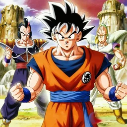 a scene from dragon ball z ( tv show )