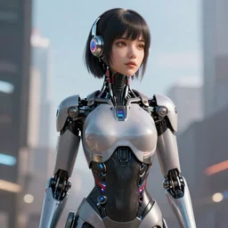 beutiful girl cyborg, trending artstaition, unreal engine, cinematic