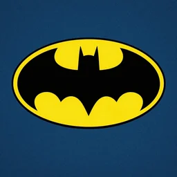 a vintage classic batman logo from 1 9 2 9
