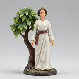 a willow tree figurine of princess leia