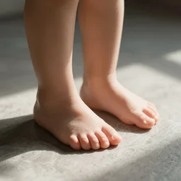 tiny, clean feet