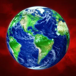 answer me with the color , do you think we are on earth? If yes show green , if no show red!