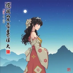 album cover of vertical kanji princess by akihiko yoshida
