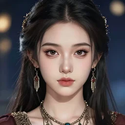 a comic portrait of an gypsy girl, fine - face, realistic shaded perfect face, fine details, jewelry, night setting. very anime style. realistic shaded lighting poster by ilya kuvshinov katsuhiro, magali villeneuve, artgerm, jeremy lipkin and michael garmash, rob rey and kentaro miura style, trending on art station