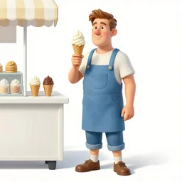 an ice cream merchant by gil elvgren - n 4