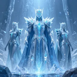 Kingdom of ice, digital art, fantasy, 4K