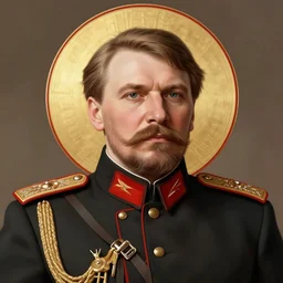 joseph stalin as holy emperor of mother russia, face portrait, epic, military art, hd shot, digital portrait, beautiful, artstation, comic style, by artgerm, guy denning, jakub rozalski, magali villeneuve and charlie bowater