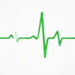 green ecg signals