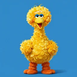 Big Bird from Sesame Street in Society (1989), highly detailed, centered, solid color background, digital painting, artstation, concept art, smooth, sharp focus, illustration, Jason Edmiston, donato giancola, Joseph Christian Leyendecker, Les Edwards, Ed Repka, WLOP, Artgerm
