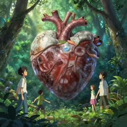 luscious frolicking rainforest, in marble incrusted of legends heartstone official fanart behance hd by Jesper Ejsing, by RHADS, Makoto Shinkai and Lois van baarle, ilya kuvshinov, rossdraws global illumination