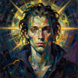 portrait of cyberpunk cthulhu by egon schiele in the style of greg rutkowski