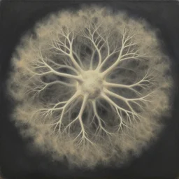dust evolving into complex neural networks. stunning, award - winning masterpiece by wojciech siudmak, oil on canvas