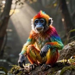 a rainbow monkey