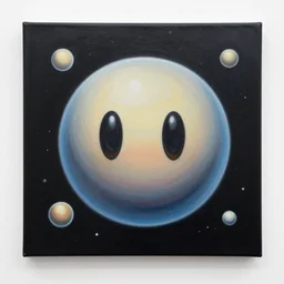 boop in space. cinematic. intricately detailed acrylic painting