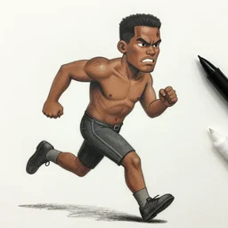 a brown man with a scar running from his eyebrow to his upper lip grimacing, illustration, graphic novel, graphite, marker art, crayon, paint, comic book, warm color palette, electric colors, tonal colors, 2 d, 8 k, natural lighting, amoled, moody lighting, diffraction grading, cel shading : : katsuhiro otomo