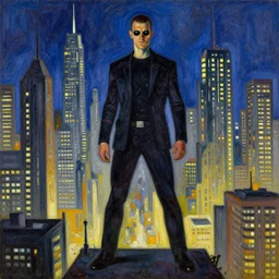 cloisonnism painting of megacity one from judge dredd in no mans sky masterpiece syd - mead moebius bekskinski