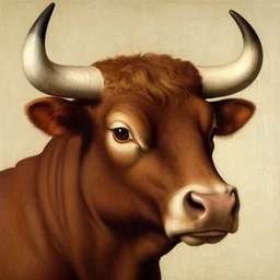 half man half bull by leonardo davinci, precise details, beautiful face