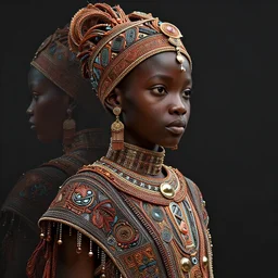 an afican girl by wlop in apikatchu costume by moebius, rtx reflections, octane 1 2 8 k, extreme high intricate details, digital abstract art by ross tran, medium shot, close up shot, composition by sana takeda, lighting by greg rutkowski