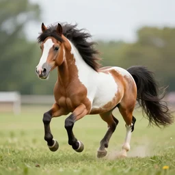 wide angle full body action shot of a hybrid my little pony appaloosa horse, an appaloosa hybrid a mane and tail instead like my little pony, professional, high quality, 4 k, dof, bokeh, action, photorealistic, octane render