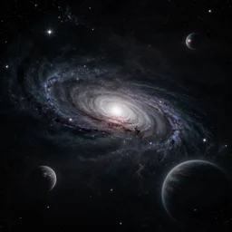 a dark cosmic universe, gloomy, dark, glowing stars, galaxies, planets, nebulas, epic cosmic atmosphere, cosmos, epic art, trending on artstation, deviantart, ultra realistic, high detail, high definiton, high quality, hyper realistic, 4 k uhd
