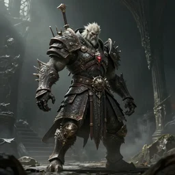 dark souls boss, screenshot, highly detailed, 4 k