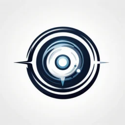 futuristic logo design, vector art