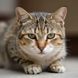 a flea infested with cats