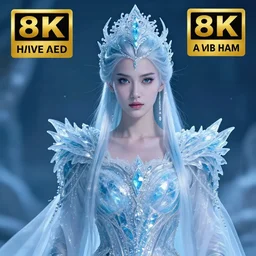 photo of a very beautiful!! ice warrior queen highly detailed 8 k hdr smooth sharp focus high resolution award - winning photo dslr 5 0 mm