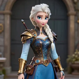 elsa from frozen, steampunk