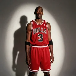 michael jordan in a red dress