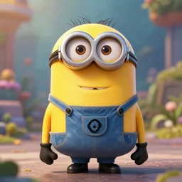 cute little minion, hyperrealism, hyperrealistic, cinematic masterpiece, fantasy style 8 k octane render