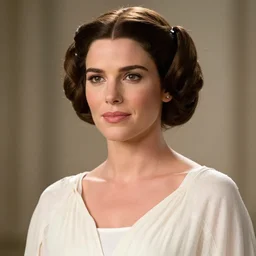 Sandra Bullock as Princess Leia, stunning portrait
