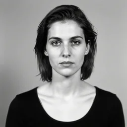 a photograph of a woman by Thomas Ruff