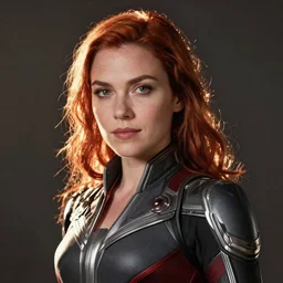 Black Widow Portrait from Avengers by Mandy Jurgens