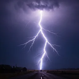 the lightning strike by greg rutkowski and wlop