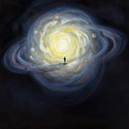artwork in the style of chesley bonestell.