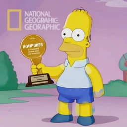 national geographic professional photo of home simpson, award winning