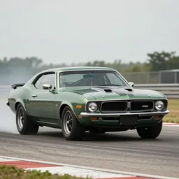 1974 AMC AMX/3 Gremlin, vintage race footage, XF IQ4, 150MP, 50mm, F1.4, ISO 200, 1/160s, natural light, Adobe Photoshop, Adobe Lightroom, photolab, Affinity Photo, PhotoDirector 365
