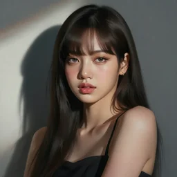 portrait of lisa blackpink as an architect highly detailed digital painting, cinematic lighting, dramatic shadow play, artstation concept art sharp focus illustration art by irakli nadar