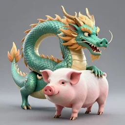 Award Winning Photo Of A Dragon And Pig Hybrid, 8K, Photorealistic