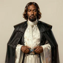 comic style portrait shot of dave chapelle as emperor palpatine in the star wars, elegant, highly detailed, digital painting, artstation, concept art, illustration,