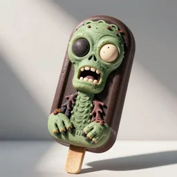 “ A ice cream bar that looks just like a real zombie”