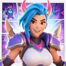 selfie portrait of overwatch main character heartstone mattepainting concept Blizzard pixar maya engine on stylized background splash comics global illumination lighting artstation