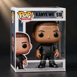 Kanye West, A Funko Pop Figurune of Kanye West, figurine, detailed product photo