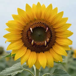 a photo of evil sunflower, human mouth, teeth, fangs, carnivorous, monster, scary, haunting