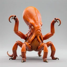 zoological portrait of orange cthulhu by jeffrey catherine jones
