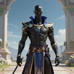 Morpheus in the style of Genshin Impact, 8k HQ